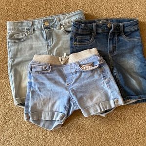 Girls shorts 3-pk size 7